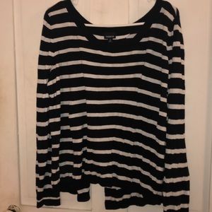 Torrid Split Back Sweater Size 3